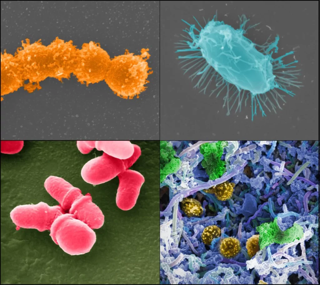 Diverse and specialized metabolic capabilities of microbes in oligotrophic built environments